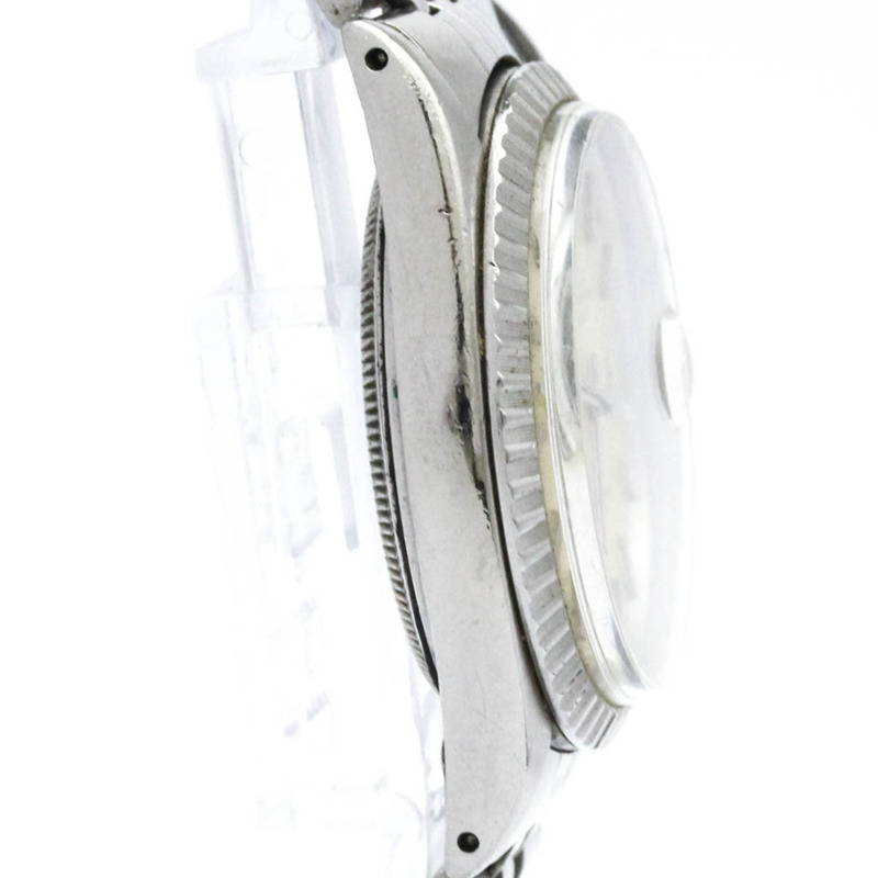 勞力士 Datejust 1601 白金精鋼自動男士腕錶-8