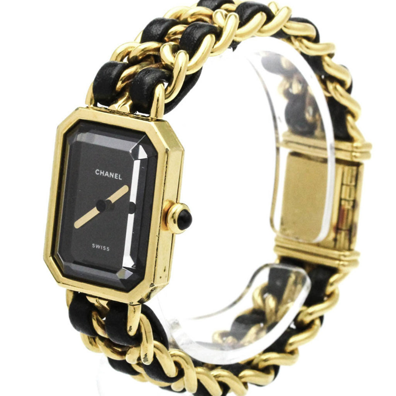 香奈兒 Premiere M 號鍍金石英女士腕錶 H0001-1