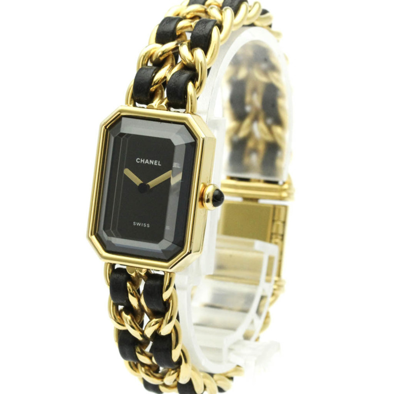 香奈兒 Premiere L 號鍍金石英女士腕錶 H0001-1