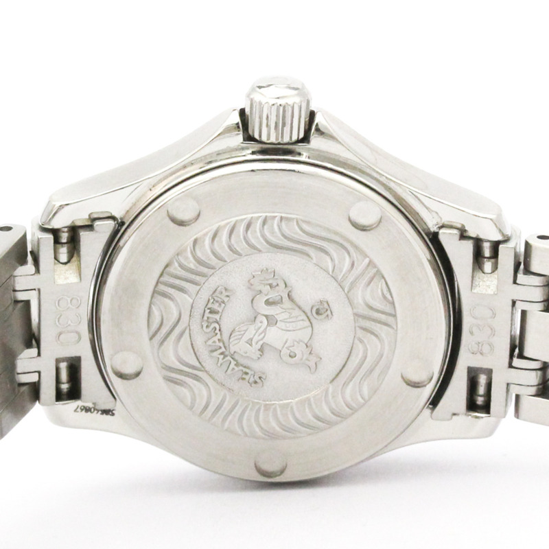 歐米茄海馬系列120公尺鑽石珍珠母貝錶盤女士腕錶 2581.84 拋光-5