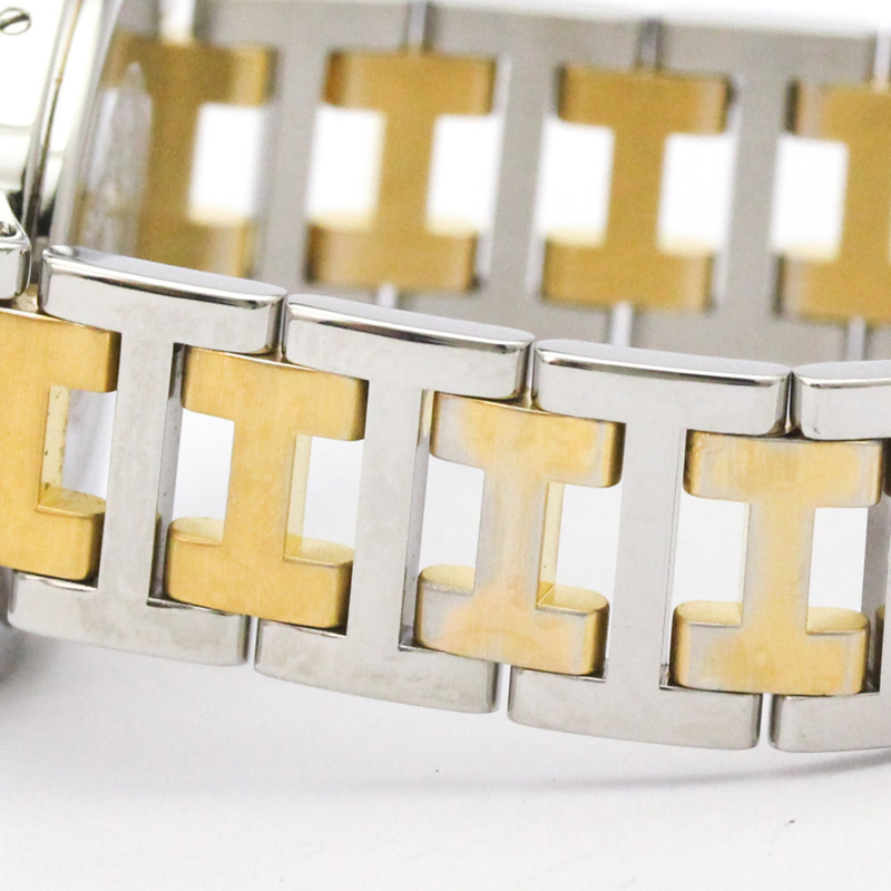 愛馬仕 Clipper 系列鍍金精鋼石英男士腕錶(拋光)-2