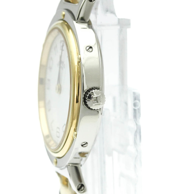 愛馬仕 Clipper 系列鍍金精鋼石英男士腕錶(拋光)-3