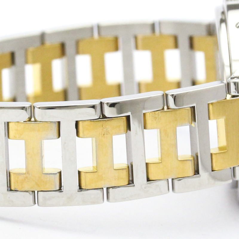 愛馬仕 Clipper 系列鍍金精鋼石英男士腕錶(拋光)-6