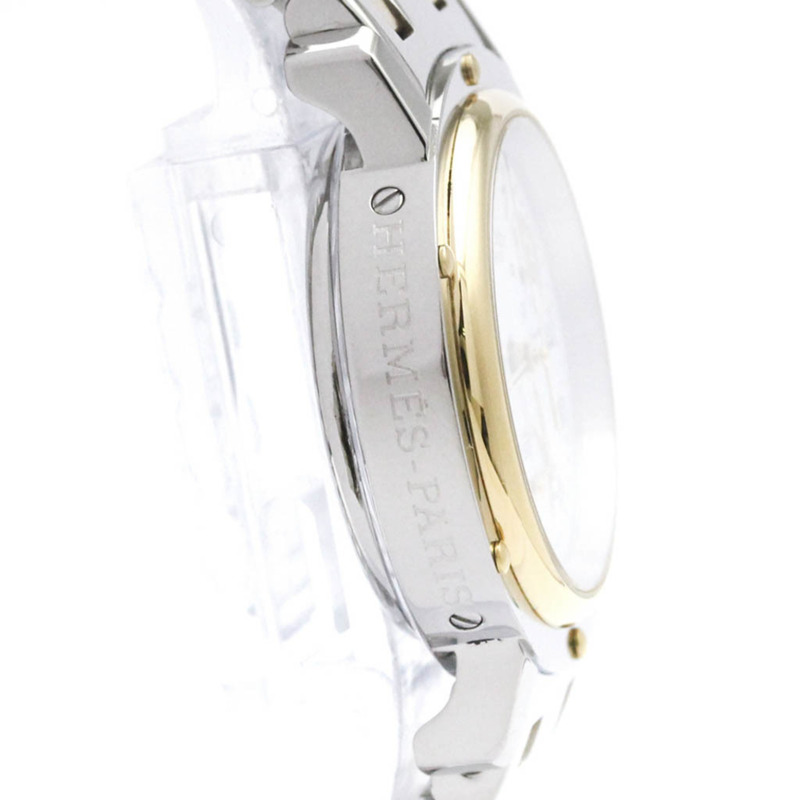 愛馬仕 Clipper 計時碼錶鍍金鋼女士腕錶 CL1.320-8