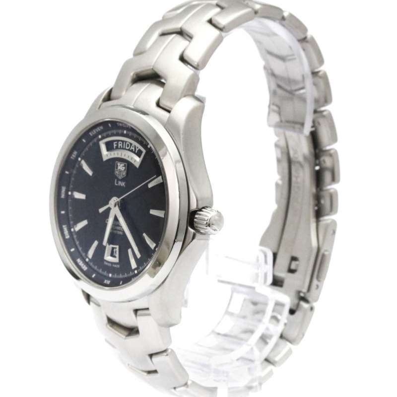 TAG HEUER 豪雅 Link Calibre 5 日曆自動男錶 WJF2010 拋光款-1