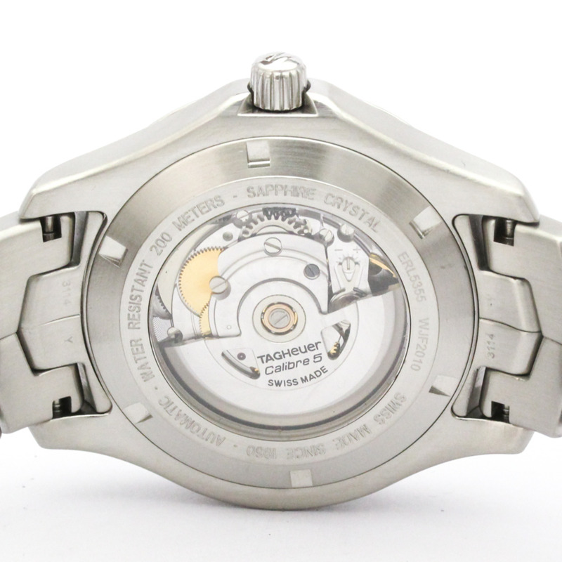 TAG HEUER 豪雅 Link Calibre 5 日曆自動男錶 WJF2010 拋光款-6