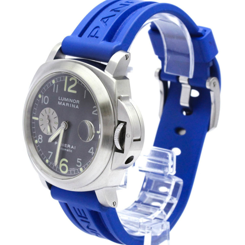 沛納海 Luminor Marina 精鋼橡膠自動腕錶 PAM00086 拋光-1