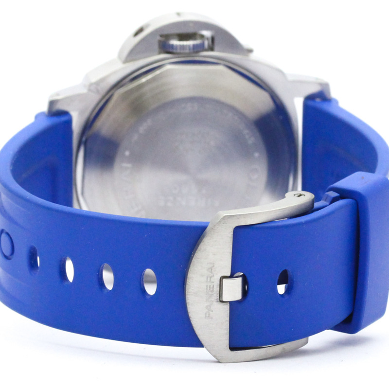 沛納海 Luminor Marina 精鋼橡膠自動腕錶 PAM00086 拋光-4