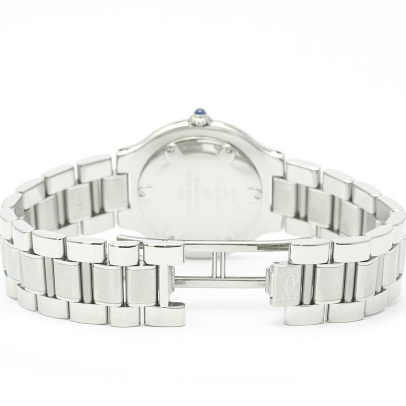 卡地亞 Must 21 不鏽鋼石英男士腕錶 W10110T2 拋光-4