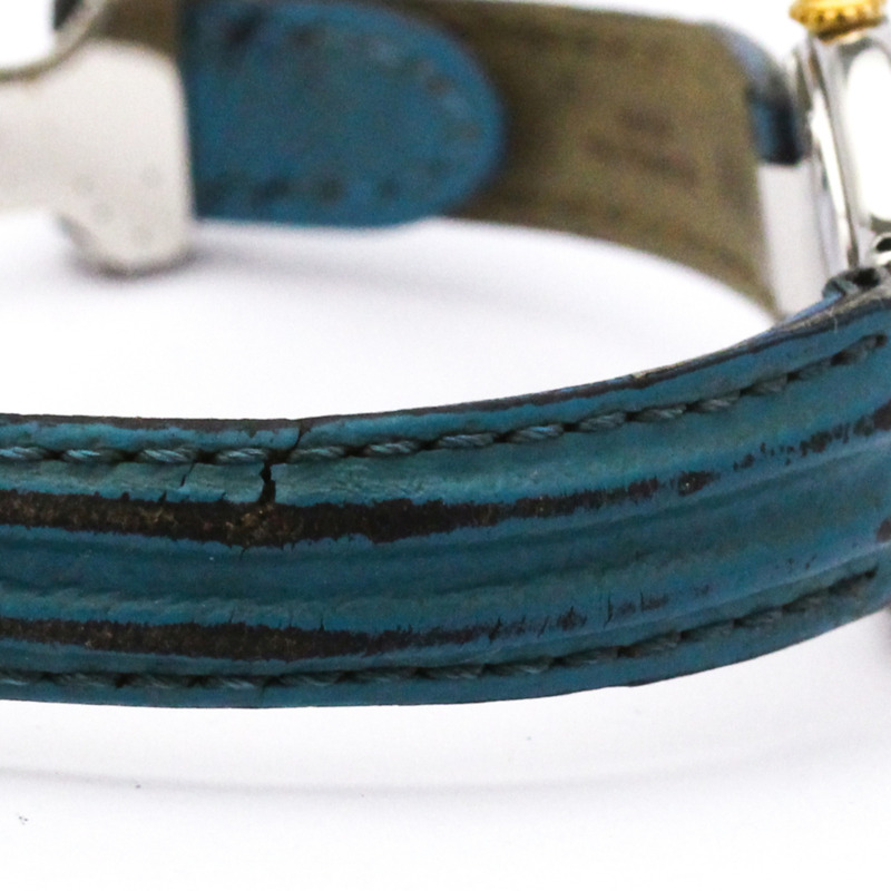 卡地亞 Must 21 鍍金鋼皮石英女錶(拋光)-2