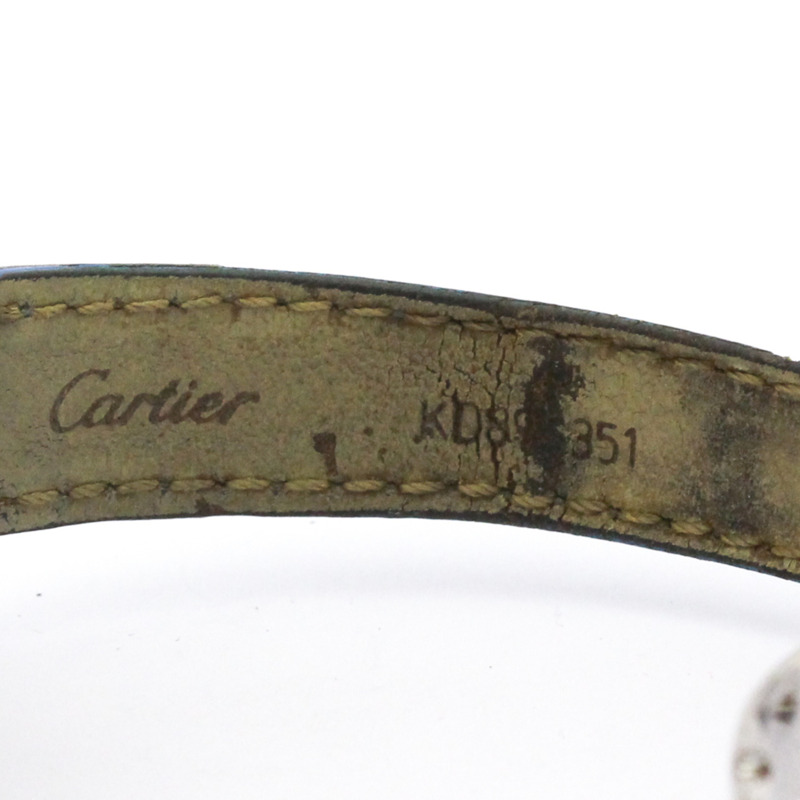 卡地亞 Must 21 鍍金鋼皮石英女錶(拋光)-6