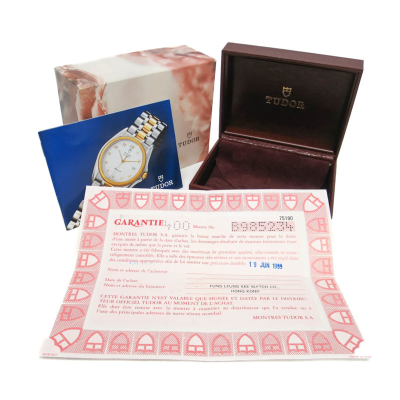 帝舵勞力士潛航者型鋼製自動男士腕錶 75190 拋光-5