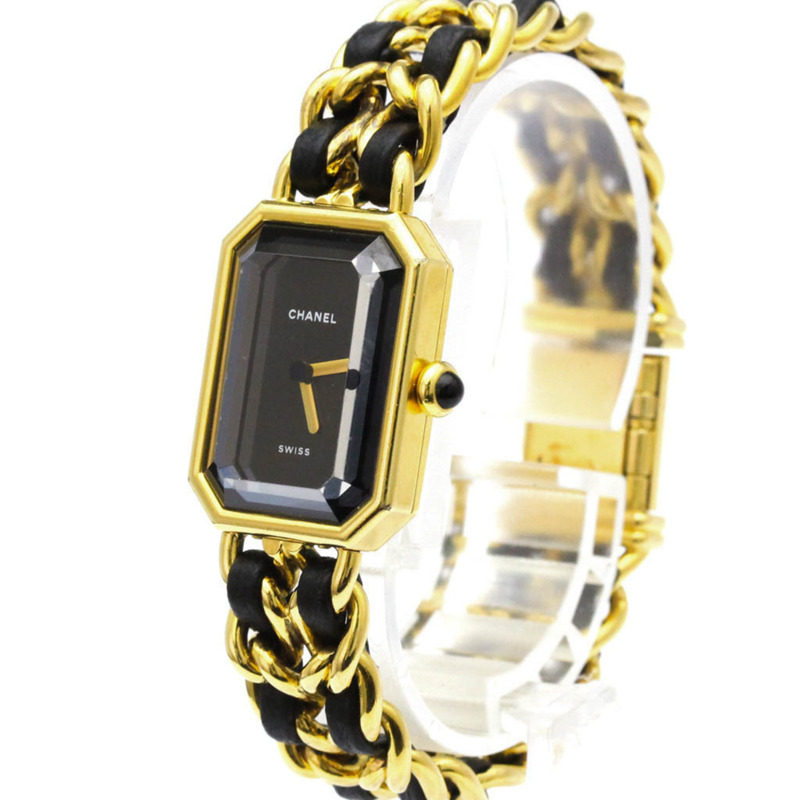 香奈兒 Premiere M 號鍍金石英女士腕錶 H0001-1