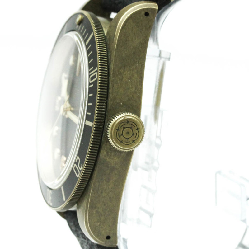 帝舵Heritage Black Bay青銅帆布自動男士腕錶79250BA-3