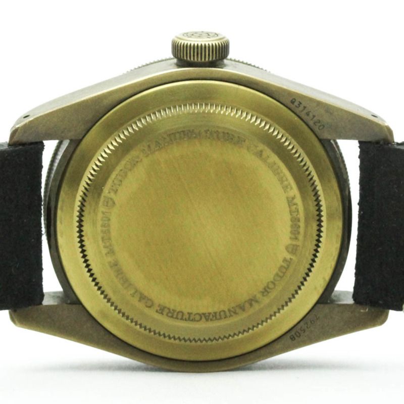 帝舵Heritage Black Bay青銅帆布自動男士腕錶79250BA-5