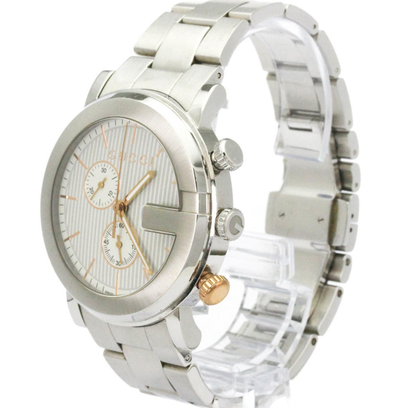 GUCCI G-Chrono 石英不鏽鋼男士腕錶 YA101360 101M-1