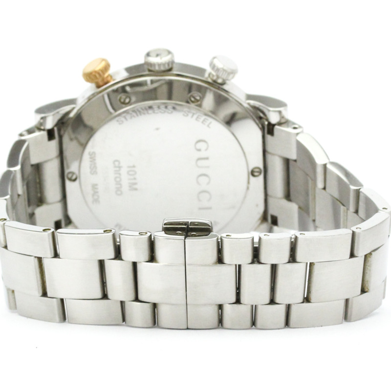 GUCCI G-Chrono 石英不鏽鋼男士腕錶 YA101360 101M-4