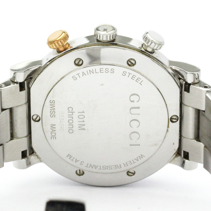 GUCCI G-Chrono 石英不鏽鋼男士腕錶 YA101360 101M-6