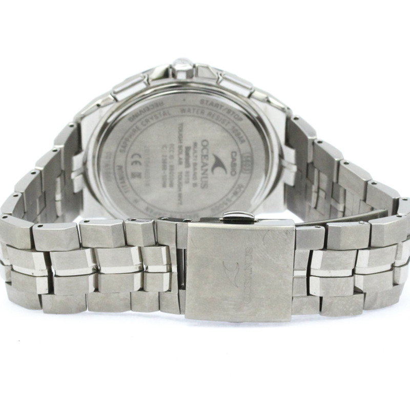 卡西歐 Oceanus Manta 電波太陽能鈦金屬手錶 OCW-S5000E-1AJF-4