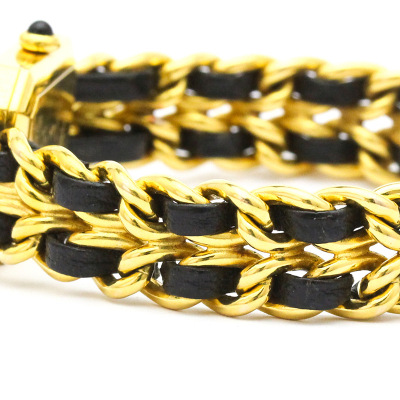 香奈兒 Premiere L 號鍍金石英女士腕錶 H0001-2