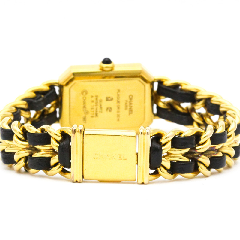 香奈兒 Premiere L 號鍍金石英女士腕錶 H0001-4