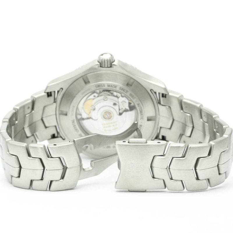 TAG HEUER 豪雅 Link Calibre 5 精鋼自動男錶 WJ201B 拋光款-4