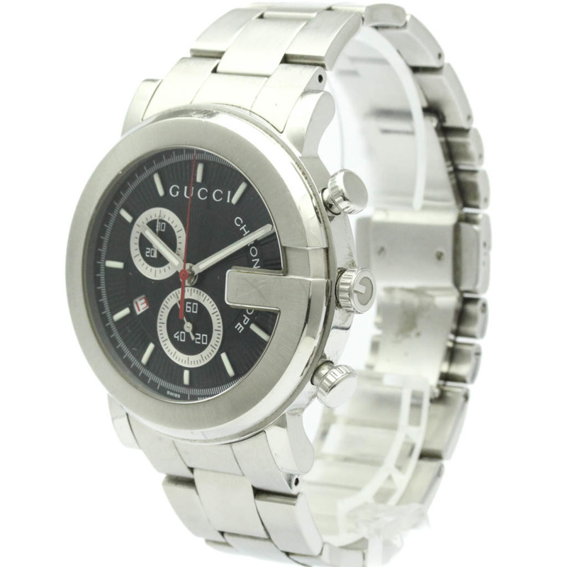 GUCCI G-Chrono 石英不鏽鋼男士腕錶 YA101309 101M-1