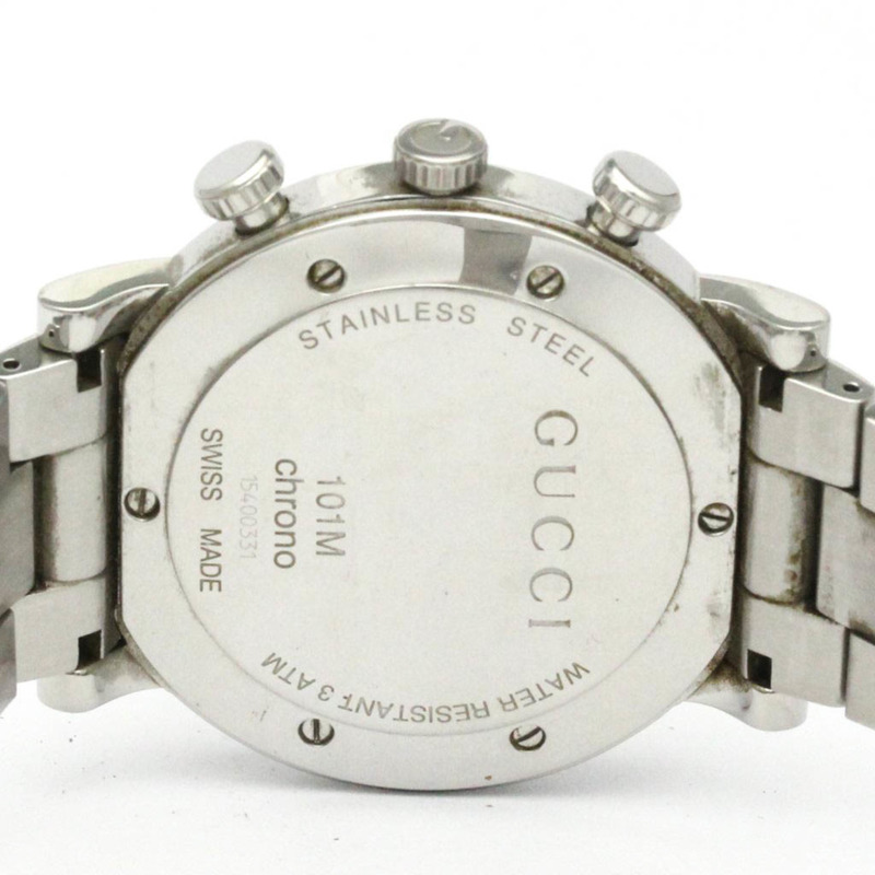 GUCCI G-Chrono 石英不鏽鋼男士腕錶 YA101309 101M-6