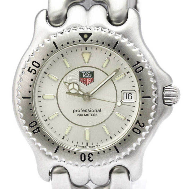 TAG HEUER Sel Professional 200M 石英男錶 WG111B 拋光款-0