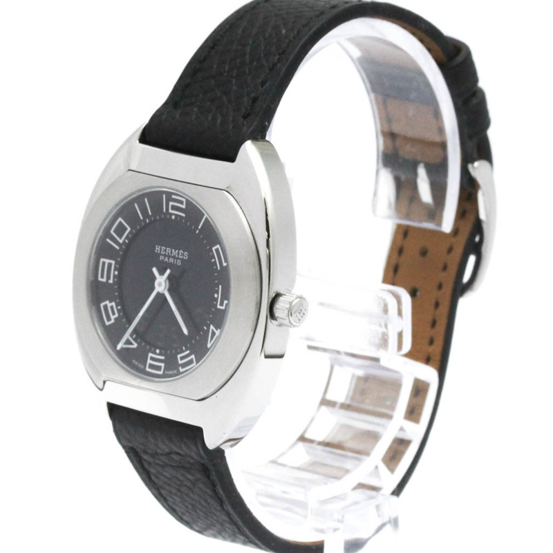 愛馬仕 Espace 不鏽鋼石英女士腕錶 ES1.210 拋光-1