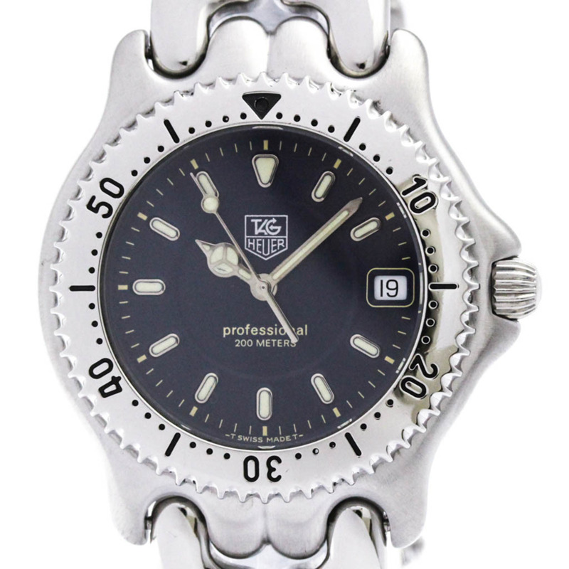 TAG HEUER Sel Professional 200米精鋼石英男錶 WG1117 拋光款-0