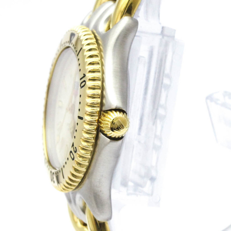 TAG HEUER Sel Professional 200公尺鍍金鋼錶 WG1321 拋光-3