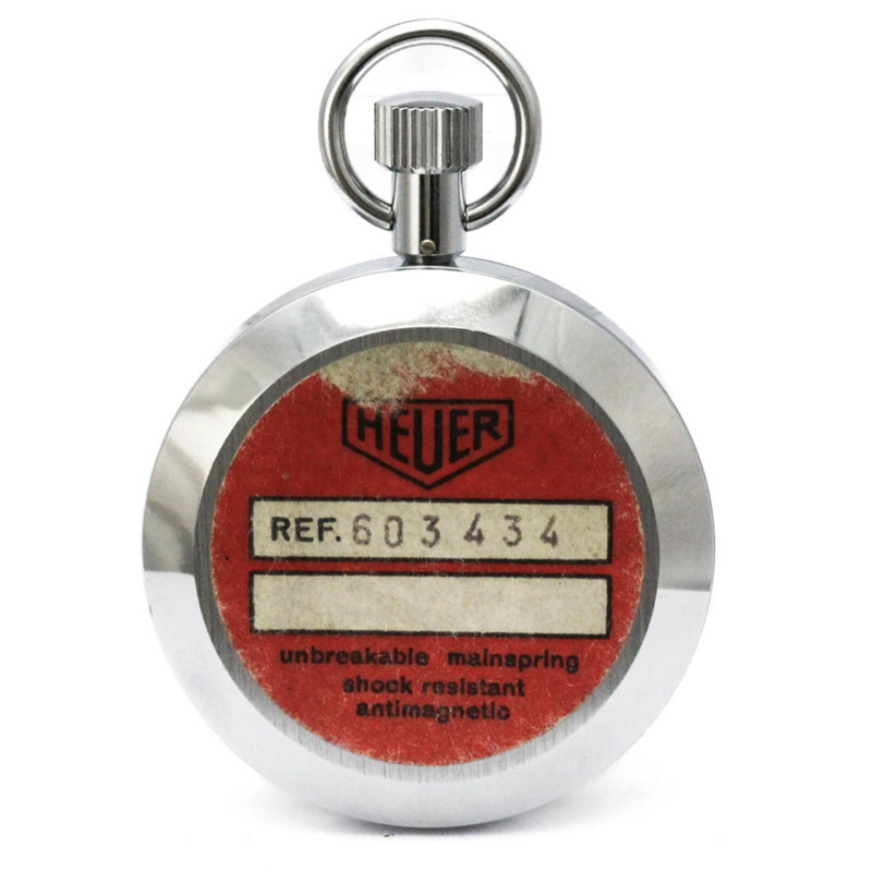 豪雅不銹鋼機械懷錶 603.434-5