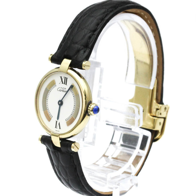 卡地亞 Must Vendome 鍍金石英女士腕錶 590004-1