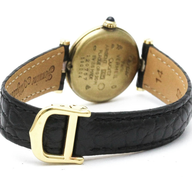 卡地亞 Must Vendome 鍍金石英女士腕錶 590004-4