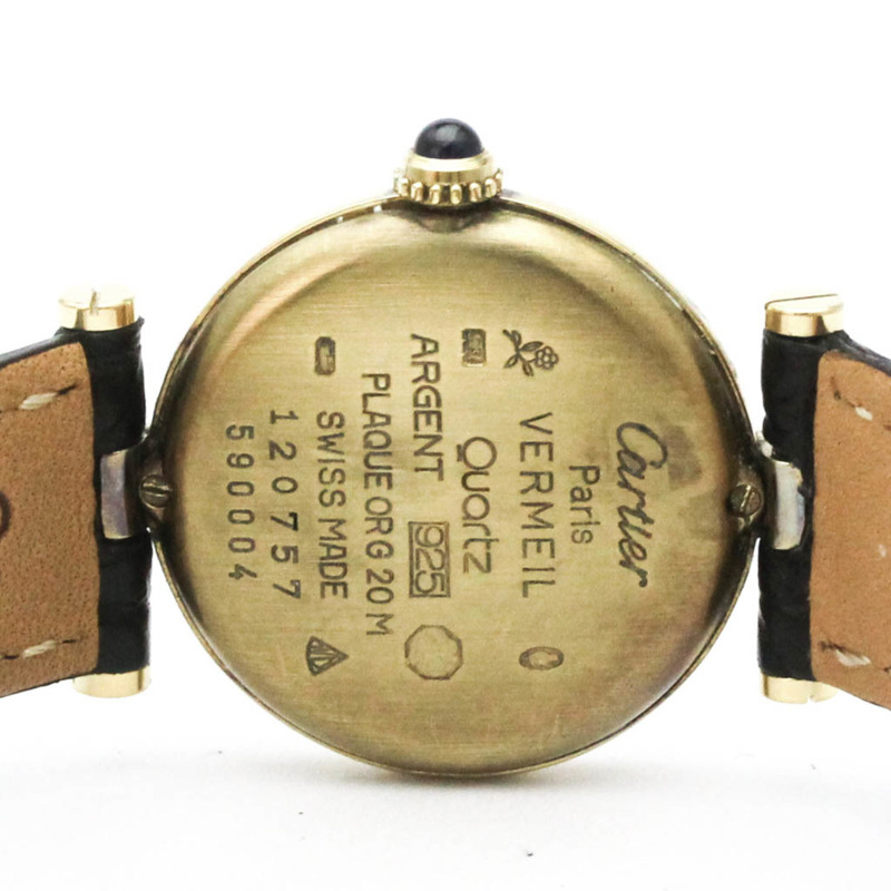 卡地亞 Must Vendome 鍍金石英女士腕錶 590004-6