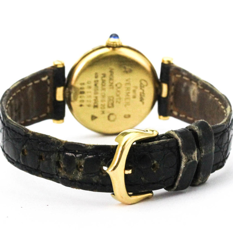 卡地亞 Must Vendome 鍍金石英女士腕錶 590004-4