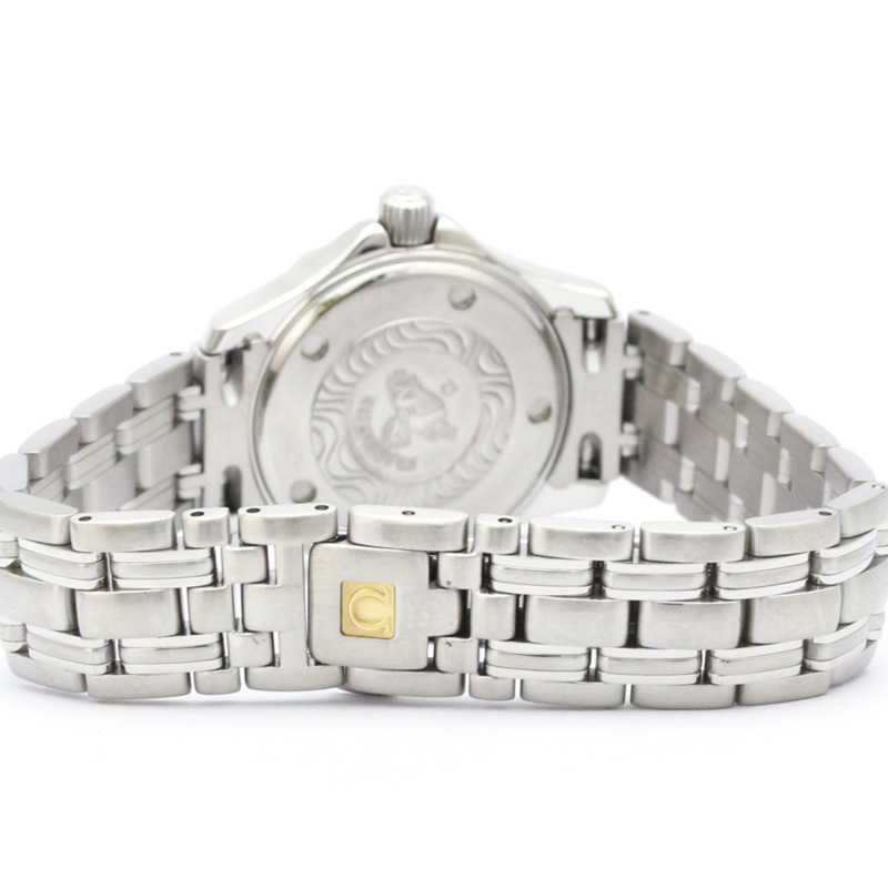 歐米茄海馬系列專業300公尺石英女錶 2582.80 拋光款-4