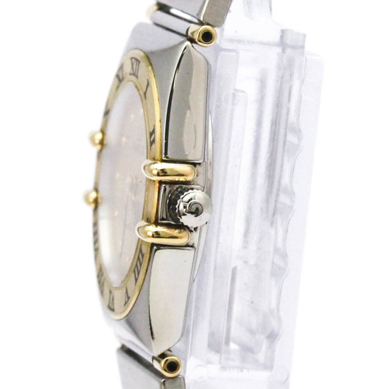 歐米茄星座系列18K金精鋼女錶795.1080拋光款-3