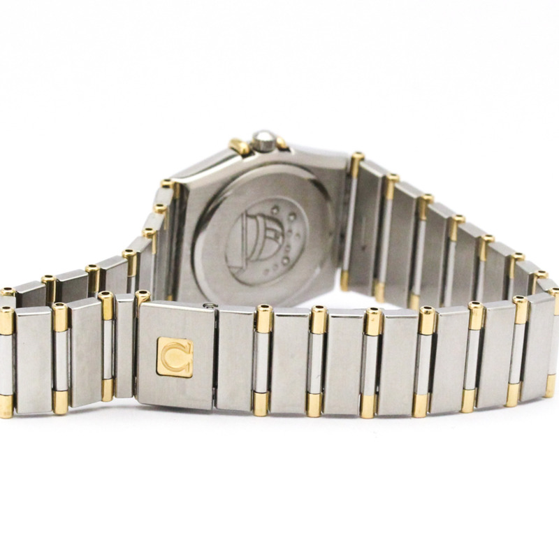 歐米茄星座系列18K金精鋼女錶795.1080拋光款-4