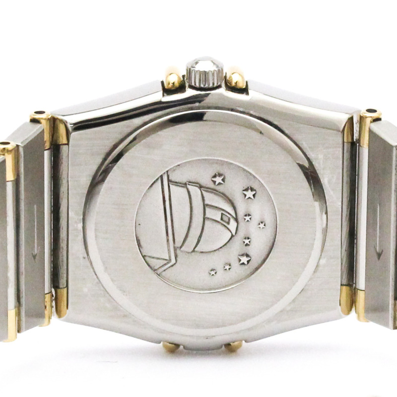 歐米茄星座系列18K金精鋼女錶795.1080拋光款-5