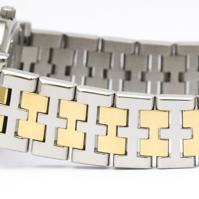 愛馬仕 Carrick 鍍金鋼石英女士腕錶 CA1.220 拋光-2