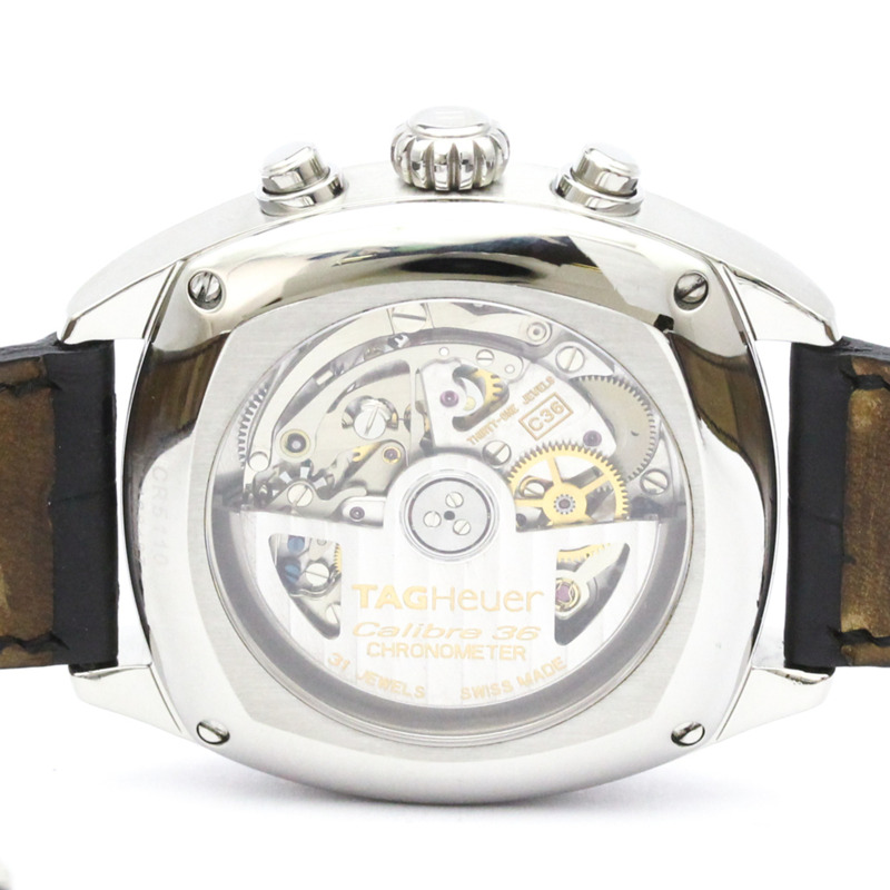 TAG HEUER 豪雅 Monza Calibre 36 精鋼自動男錶 CR5110 拋光款-6