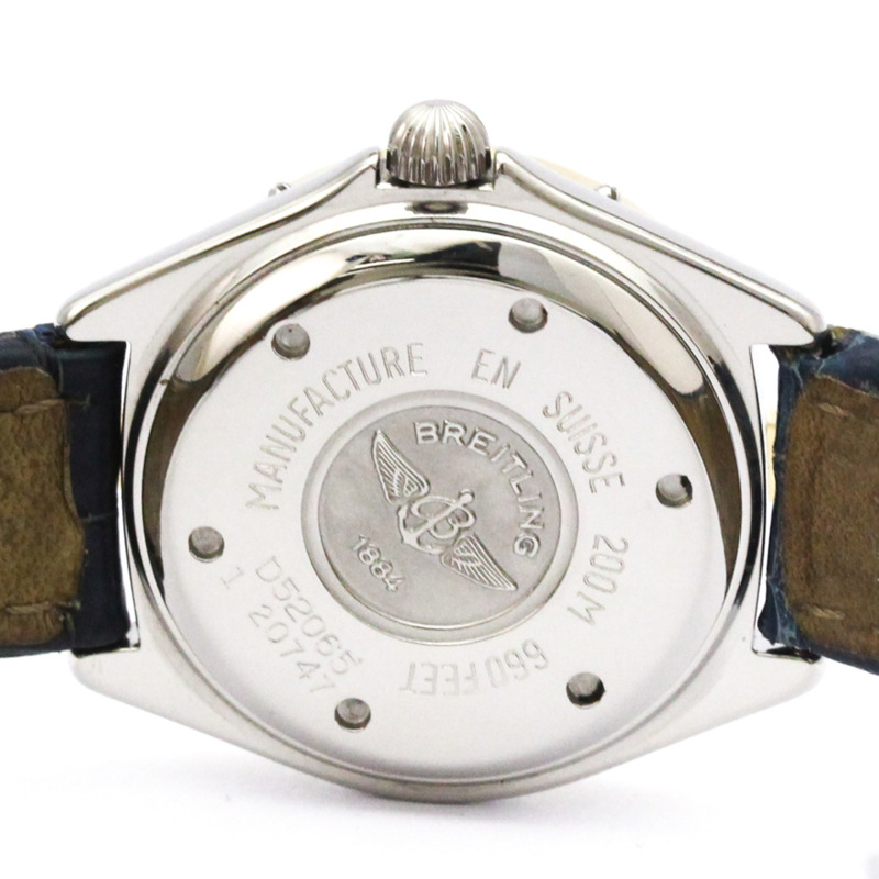 百年靈 Lady J 18K 金鋼石英女士腕錶 D52065 拋光-5