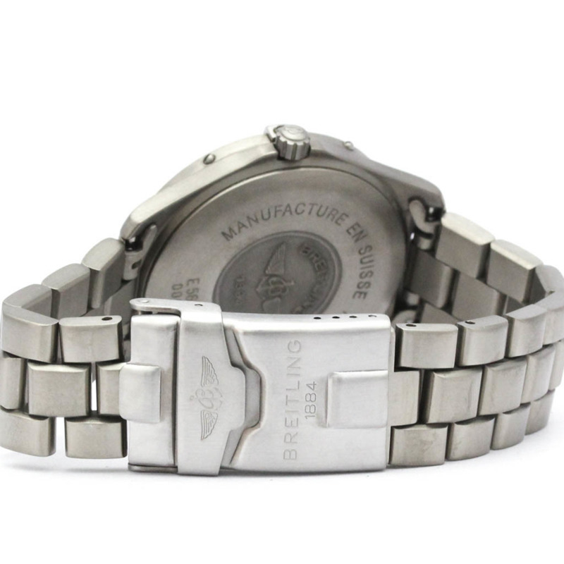 百年靈航空航天系列鈦金屬石英男士腕錶 E56062 拋光款-4