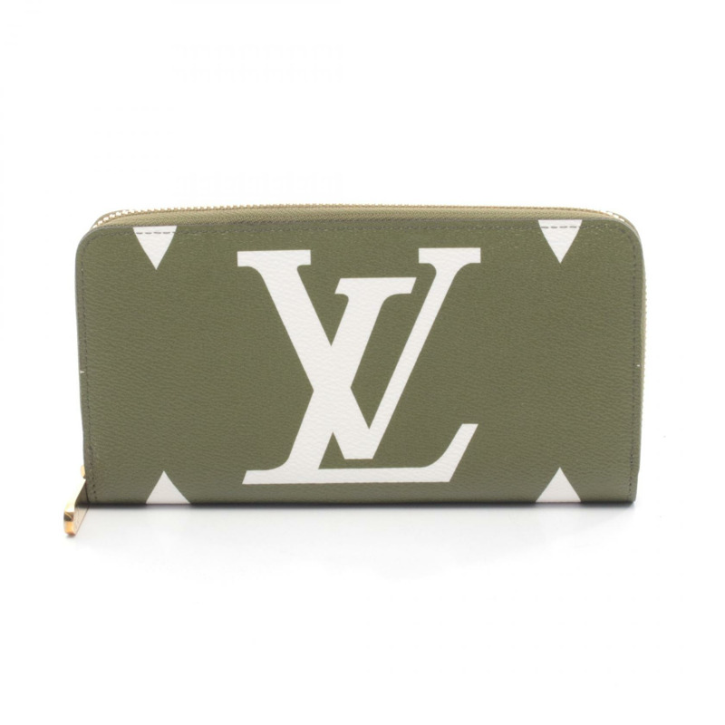 路易威登 Zippy Around 長版皮夾 M67549 Monogram Giant 卡其色 米色 二手 LV-0
