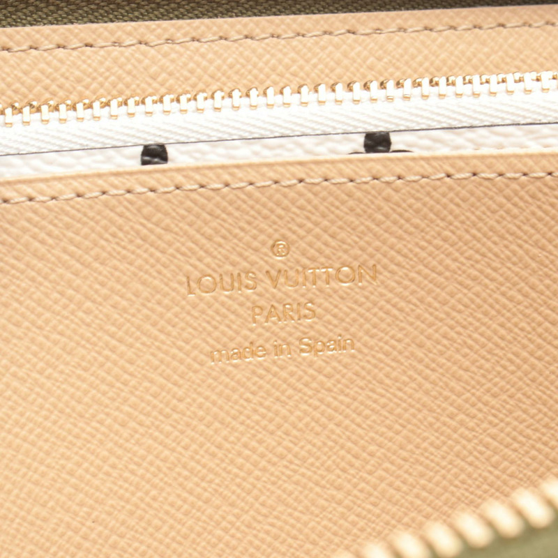 路易威登 Zippy Around 長版皮夾 M67549 Monogram Giant 卡其色 米色 二手 LV-3