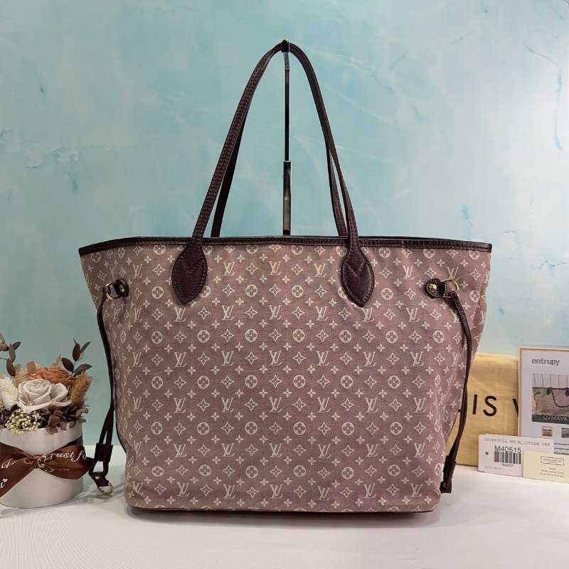 LV Monogram Idylle帆布肩背托特包-1