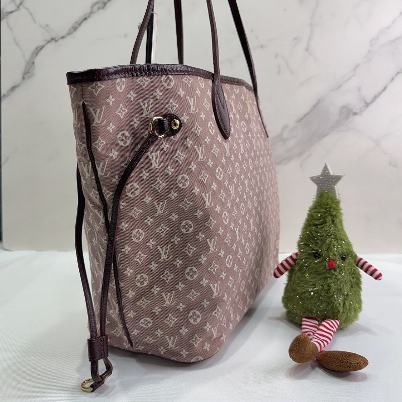 LV Monogram Idylle Neverfull MM托特包-3