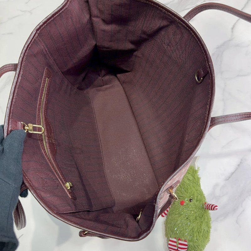 LV Monogram Idylle Neverfull MM托特包-4